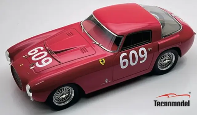 [予約] テクノモデル 1/18 フェラーリ 250 MM ミッレ ミリア 1953 No.609 DNF G. ブラッコ - A. ロルフォ　TM18-396E