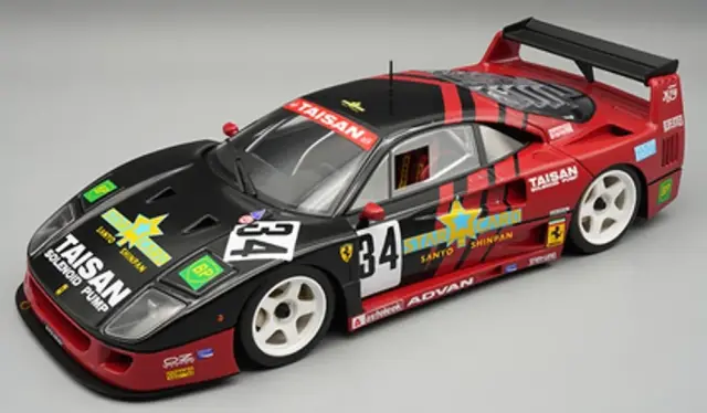 [予約] テクノモデル 1/18 フェラーリ F40 LM JGTC 1995 チームタイサン A リード / 近藤真彦 TM18-405E