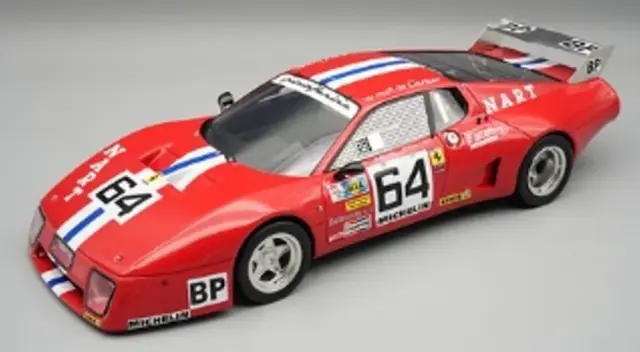 [予約] テクノモデル 1/18 フェラーリ 512BB / LM ルマン24h 1976 No.64 NART J P ドロネー / C グランデ / P ヘン TM18-409E