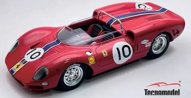 [予約] テクノモデル 1/18 フェラーリ 365 P2 スパイダー NART カナダ モスポート 1965 3位入賞車 No.10 P. ロドリゲス　TM18-422C