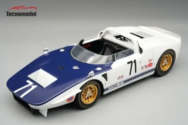 [予約] テクノモデル 1/18 フォード GT40 ロードスターX1 リバーサイド No.71 1965 クリス・エイモン　TM18-459A