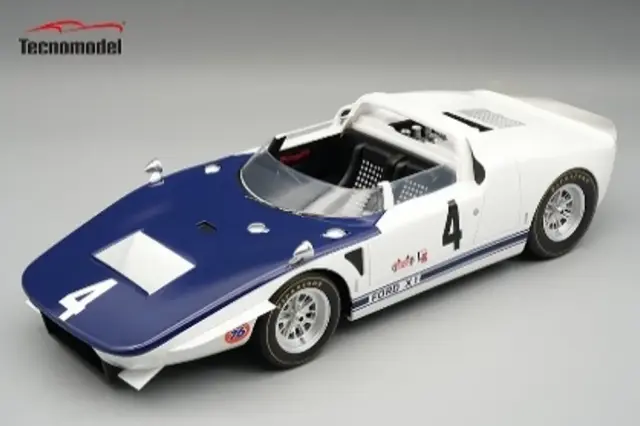 [予約] テクノモデル 1/18 フォード GT40 ロードスターX1 ナッソー No.4 1965 クリス・エイモン　TM18-459B