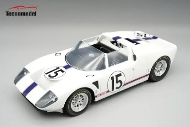 [予約] テクノモデル 1/18 フォード GT40 ロードスターX1 ルマン No.15 1965 モーリス・トランティニアン / ギー・リジェ　TM18-459C