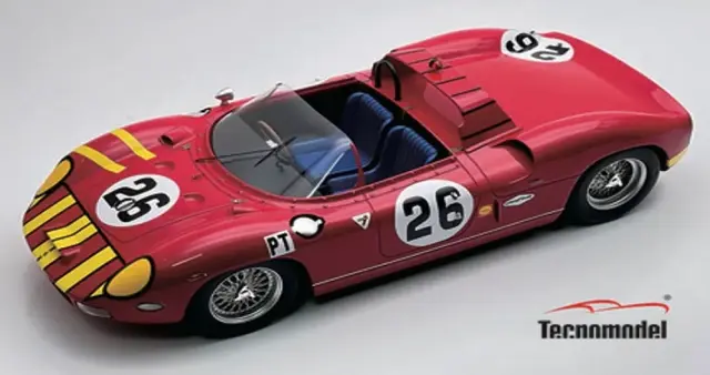 [予約] テクノモデル 1/18 フェラーリ 330P セブリング12h 1965 No.26 スクーデリア ベア B. グロスマン S ハドソン TM18-525B