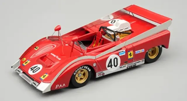 [予約] テクノモデル 1/43 フェラーリ 712 カンナム ワトキンスグレン 1972 No.40 NART J.P.ジャリエ TM43-32C