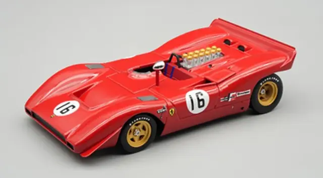 [予約] テクノモデル 1/43 フェラーリ 612 カンナム ワトキンズ 3位入賞車 1969 No.16 C. アモン　TM43-66B