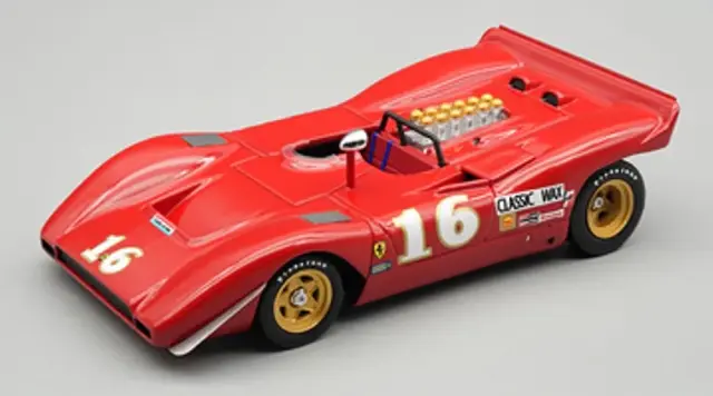 [予約] テクノモデル 1/43 フェラーリ 612 カンナム ミッドオハイオ 3位入賞車 1969 No.16 C. アモン　TM43-66C