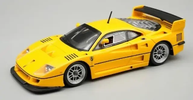 [予約] テクノモデル 1/43 フェラーリ F40 LM プレスバージョン 1996 イエローモデナ w/エンケイ シルバーホイール　TM43-67B