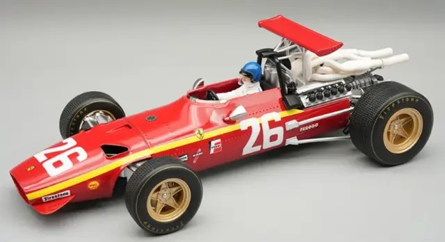 [予約] テクノモデル 1/18 フェラーリ 312F1/68 No.26 1968 フランスGP ジャッキー・イクス　TMD18-317A