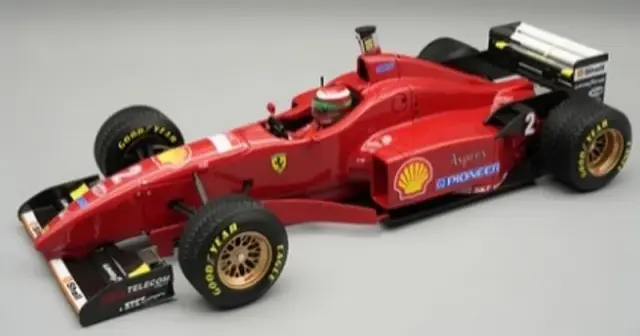 中古】開封)ミニチャンプス 1/18 フェラーリF1 #4 E.アーバイン