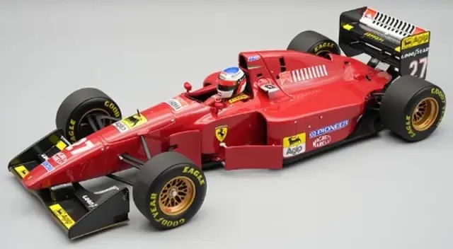 [予約] テクノモデル 1/18 フェラーリ 412T1B ドイツGP 1994 ジャン・アレジ ドライバーフィギュア付き　TMD18-334A