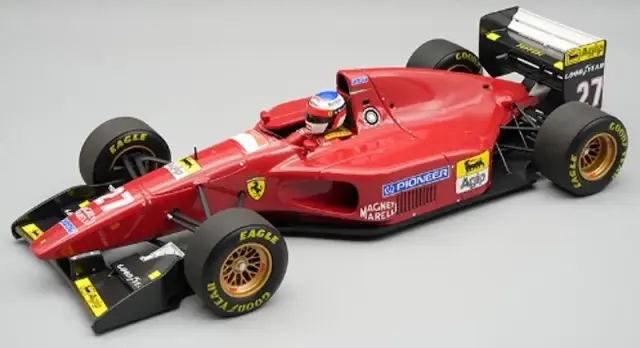 [予約] テクノモデル 1/18 フェラーリ 412T1 ブラジルGP 1994 ジャン・アレジ ドライバーフィギュア付き　TMD18-334B