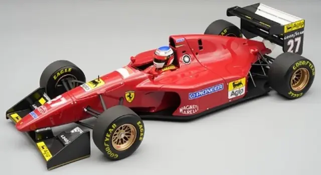 [予約] テクノモデル 1/18 フェラーリ 412T1 カナダGP 1994 ジャン・アレジ ドライバーフィギュア付き　TMD18-334F