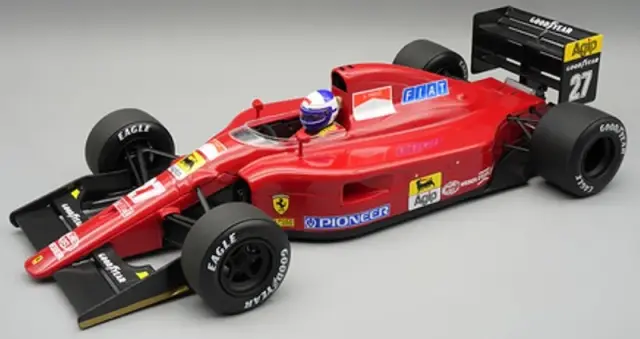 [予約] テクノモデル 1/18 フェラーリ 642 F1 モナコGP 1991 アラン・プロスト ドライバーフィギュア付き デカール加工品 デカール加工品　TMD18-335BDC