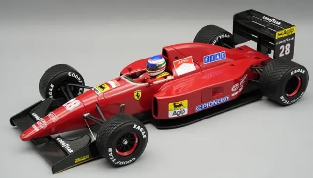 [予約] テクノモデル 1/18 フェラーリ F92A スペインGP 1992  No.28 イヴァン・カペリ レインタイヤ車 ドライバーフィギュア付き　TMD18-338B