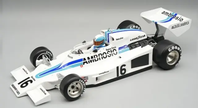 [予約] テクノモデル 1/18 シャドウ DN8 ロングビーチGP 1977  No.16 レンツォ・ゾルジ ドライバーフィギュア付き　TMD18-436D