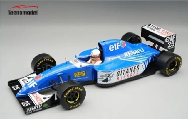 [予約] テクノモデル 1/18 リジェ JS39 南アフリカGP No.25 1993 マーティン・ブランドル ドライバーフィギュア付き　TMD18-486B