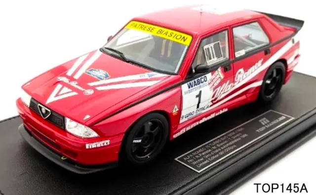 [予約] トップマルケス 1/18 アルファ ロメオ 75 ターボ EVO IMSA 1988 ジロ・デ・イタリア ウィナー No.1 R.パトレーゼ/ M.ビアシオン/T.シヴィエロ　TOP145A