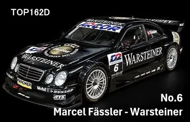 [予約] トップマルケス 1/18 メルセデス CLK DTM 2000 No.6 M.フェスラー　TOP162D