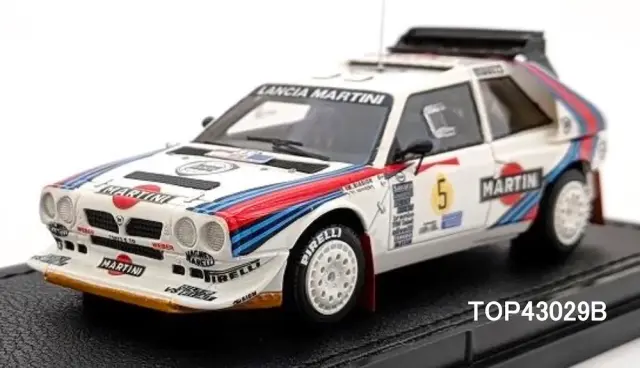 [予約] トップマルケス 1/43 ランチャ デルタ S4 1986 アルゼンチン ラリー ウィナー No.5 M.ビアシオン　TOP43029B