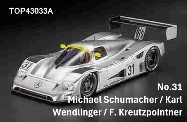 [予約] トップマルケス 1/43 メルセデス C11 1991 LM No.31 M.シューマッハ/ K.ベンドリンガー/ F.クロイツポイントナー　TOP43033A