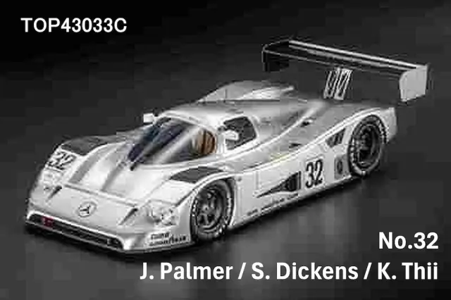 [予約] トップマルケス 1/43 メルセデス C11 1991 LM No.32 J. パーマー / S. ディケンズ / K. ティム　TOP43033C