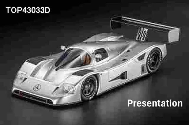 [予約] トップマルケス 1/43 メルセデス C11 1991 LM プレゼンモデル メタリックシルバー　TOP43033D