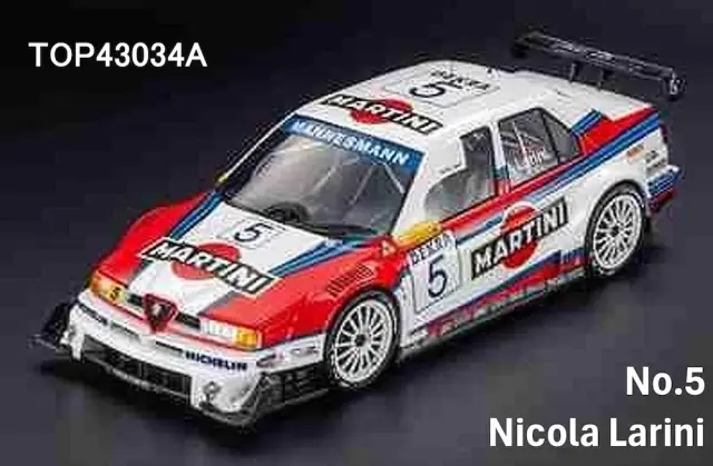 [予約] トップマルケス 1/43 アルファ ロメオ 155 V6 TI 1996 ITC No.5 Ｎ.ラリーニ　TOP43034A