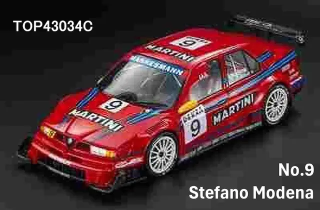 [予約] トップマルケス 1/43 アルファ ロメオ 155 V6 TI 1996 ITC No.9 S.モデナ　TOP43034C