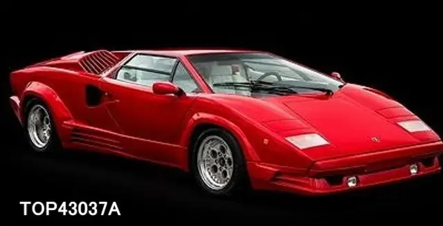 [予約] トップマルケス 1/43 ランボルギーニ カウンタック 25th アニバーサリー 1988 レッド　TOP43037A