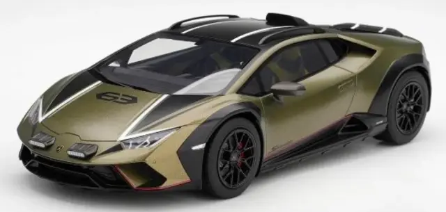 [予約] トゥルースケールモデル/トップスピード 1/18 ランボルギーニ ウラカン ステラート ヴェルデ ジェア マット(マットグリーン)　TS0608