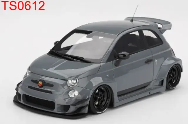 [予約] トゥルースケール/トップスピード 1/18 アバルト595 LB-WORKS×アバスワークス グレー　TS0612