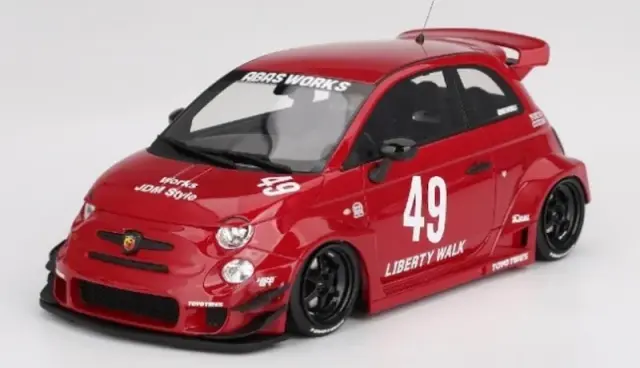 ABARTH アバルト ボディ 希少 未使用品 1/8 ビッグスケール Amazon.co.jp: ミニカー 1/18 フィアット 500 アバルト SOLIDO 1