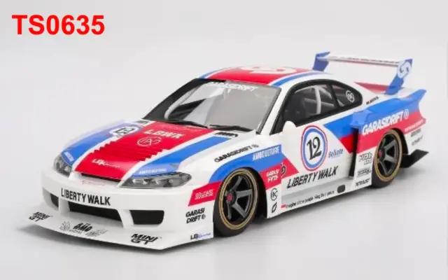[予約] トゥルースケールモデル/トップスピード 1/18 ニッサン LB-スーパーシルエット シルビア S15 ガラシドリフト×LBWK 2025 No.12 TS0635