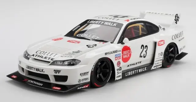 [予約] トゥルースケール/トップスピード 1/18 ニッサン シルビア(S15) LB-スーパーシルエットアスリート　TS0636