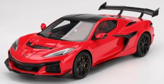 [予約] トゥルースケール/トップスピード 1/18 シボレー コルベット ZR1 Torch _Red　TS0647