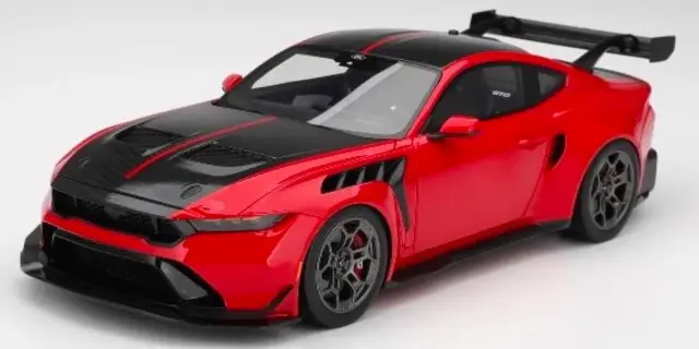 [予約] トゥルースケール/トップスピード 1/18 フォード マスタング GTD レースレッド　TS0674