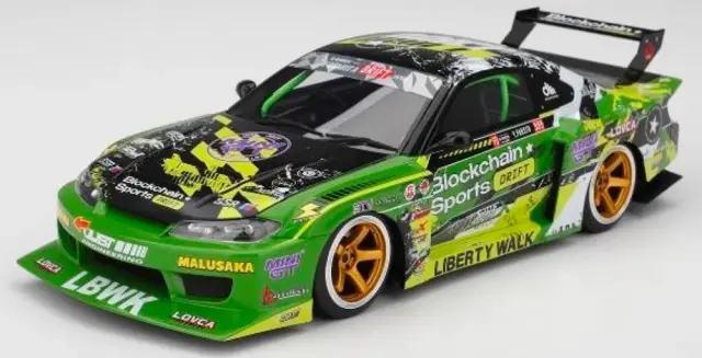 [予約] トゥルースケール/トップスピード 1/18 ニッサン シルビア(S15) LB-スーパーシルエット No.555 V2 2024 FDJ　TS0694