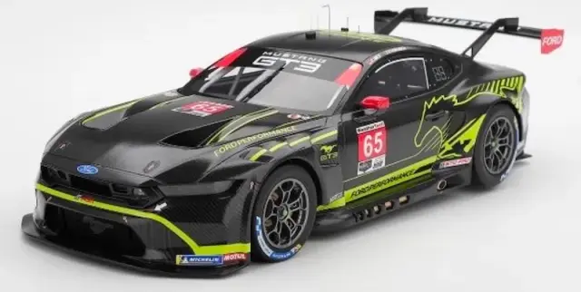 [予約] トゥルスケールモデル/トップスピード 1/18 フォード マスタング GT3 IMSA ミシュランGTチャレンジ・アット・VIR 2025 No.65 Ford Multimatic Motorsports　TS0731