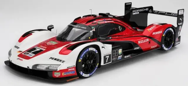 [予約] トゥルースケールモデル 1/12 ポルシェ 963 IMSA デイトナ 24h 2024 ウィナー No.7 ポルシェ・ペンスキー・モータースポーツ TSM120018