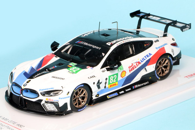 トゥル−スケール 1/43 BMW M8 LMGTE WEC 富士 6h 2018 2nd No.82　TSM430437