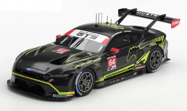 [予約] トゥルースケールモデル 1/43 フォード マスタング GT3 IMSA VIR 2025 No.64 Ford Multimatic Motorsports　TSM430964