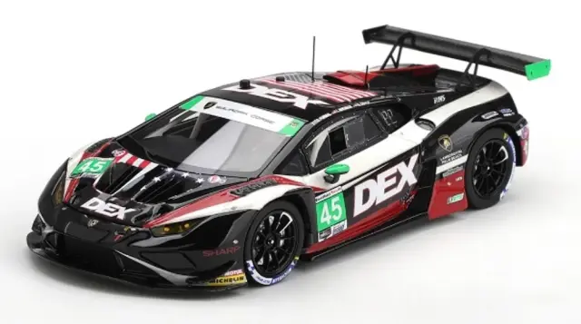 [予約] トゥルースケールモデル 1/43 ランボルギーニ ウラカン GT3 EVO2 IMSA ラグナ・セカ クラスウィナー 2026 No.45 DEX Wayne Taylor Racing　TSM430977