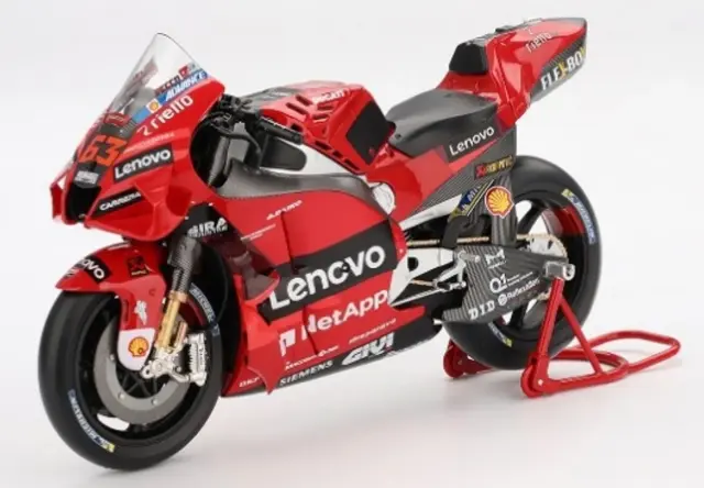 [予約] トゥルースケールモデル 1/12 ドゥカティ デスモセディチ GP22 モトGP 2022 No.63 F.バニャイヤ シーズンチャンピオン　TSMMC0023