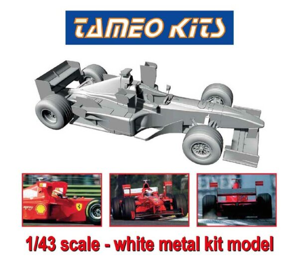 タメオ 1/43 メタルキット フェラーリ F300 サンマリノ GP Xウイング 1998 Mシューマッハ / E.アーバイン　TMK444