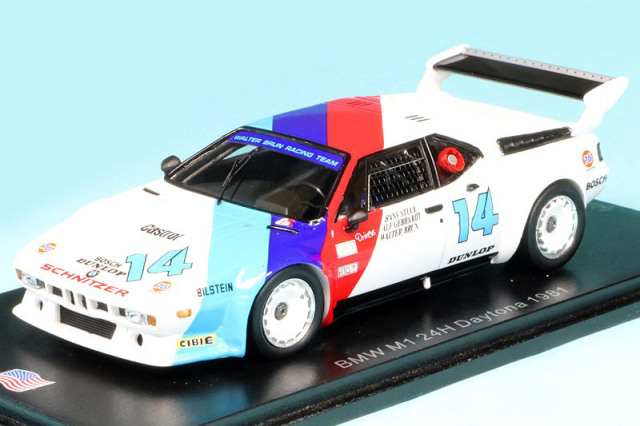 スパーク 1/43 BMW M1 デイトナ 24h 1981 No.14　US085
