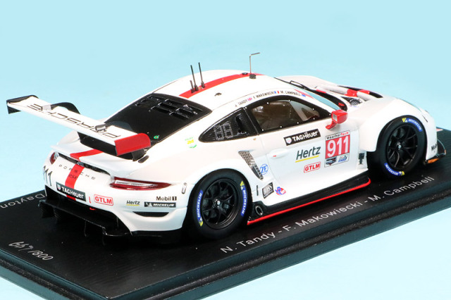 スパーク 1/43 ポルシェ 911 RSR デイトナ 24h 2020 3rd No.911 US122