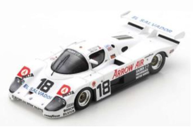 [予約] スパーク 1/43 ザウバー C7 デイトナ 24h 1984 No.18　US139