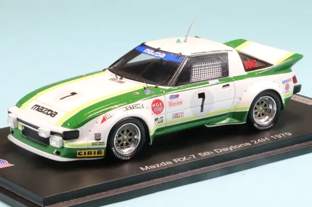スパーク 1/43 マツダ RX-7 No.7 デイトナ 24h 5位 1979 片山義美／寺田陽次郎／依田敏郎　US433