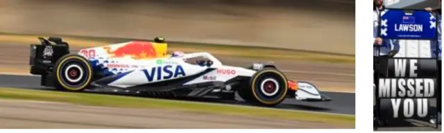 スパーク 1/43 レーシングブルズ VCARB 02 日本GP 2025 L.ローソン ピットボード付き　S9591